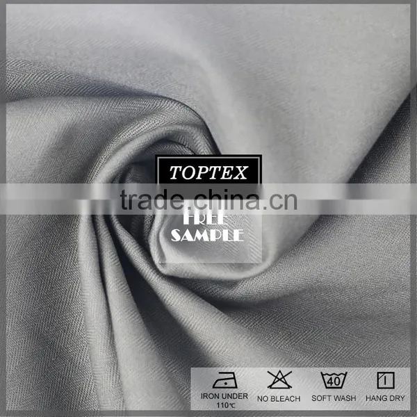 High Quality 100 % Cotton Dyed Herringbone Fabric photo-2