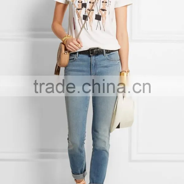 Latest Design Bulk t Shirt Printing With Beach Girls photo-2