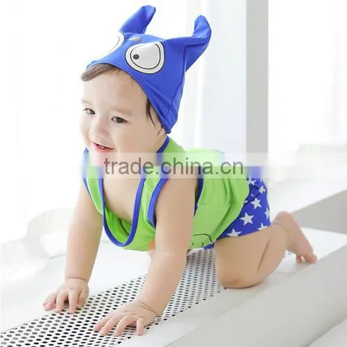 S60579B 2017 Fashion Cute Children's Swimsuit 3pcs Swimwear Sets photo-2
