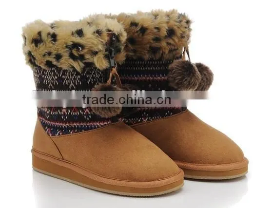 Warm Fancy Girls Kids Winter Boots Fashion 2012 photo-6