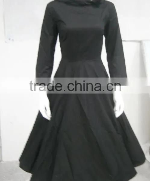 Vintage 1950's Rockabilly Swing Dress Vintage 50s Rockabilly Dress photo-4