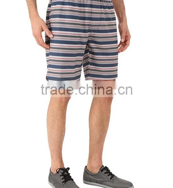 High Quality China Manafacturing Wholesale Stripped Sweat Shorts in Hot Season photo-4