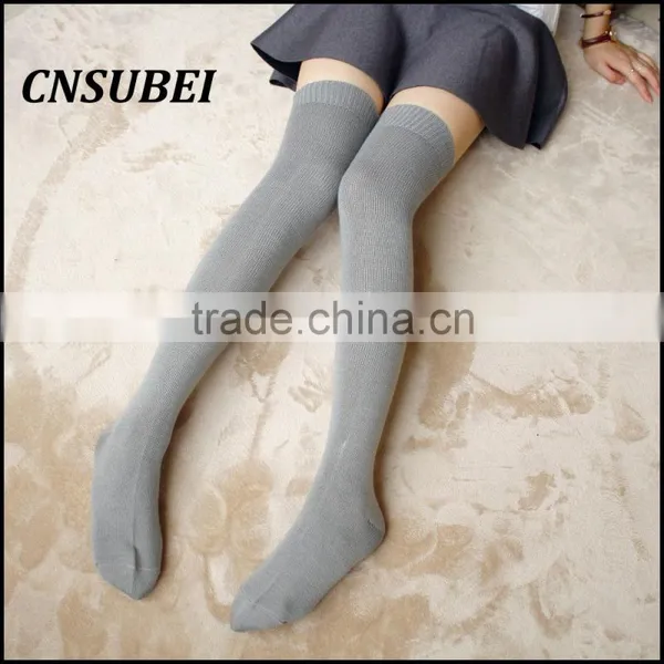 Sexy Women Girl Thigh High Stockings,8 Colors Cute Long Cotton Warm Over The Knee Socks,Fashion Knee High Socks photo-5