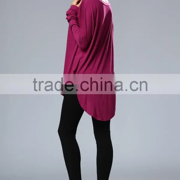 Factory Direct Soft Long Sleeve Large Size Old Fashion Blouse for Wholesale 2017 photo-2
