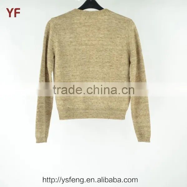 Hand Knitted Children Clothes Girls Wool Cardigans Sweater photo-2