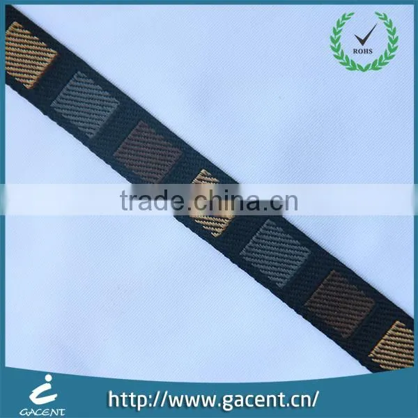Charming Woven Jaquard Knitted Striped Nylon Tape for Garment photo-3
