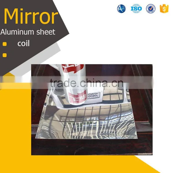 High Reflectivity Mirror Finish Aluminum Sheet for Decorative Architecture photo-5