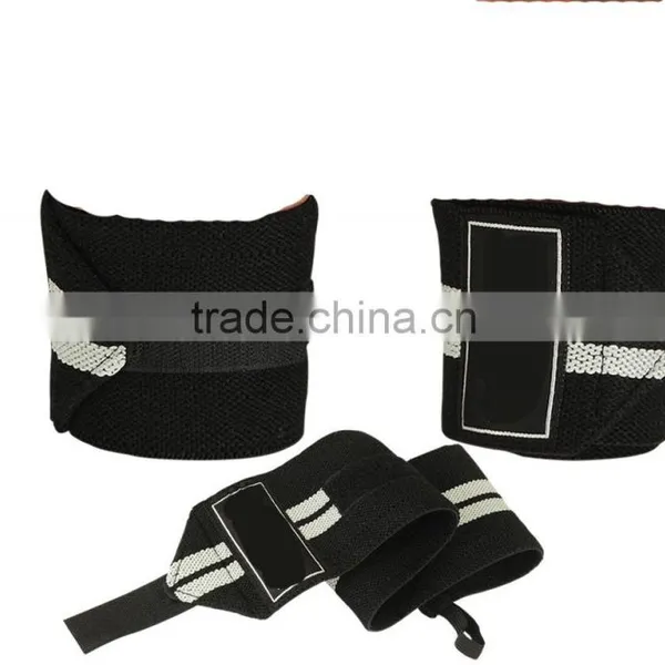 Black & Grey Weight Lifting Wrist Wraps /Fitness Training Hand Bar Wrist Wraps photo-3