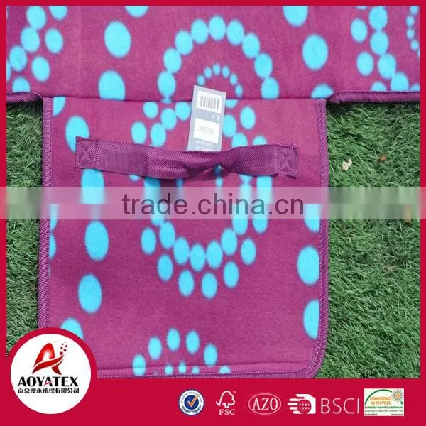 Large Size Family Use Polar Fleece Outdoor Activity Picnic Blanket photo-4