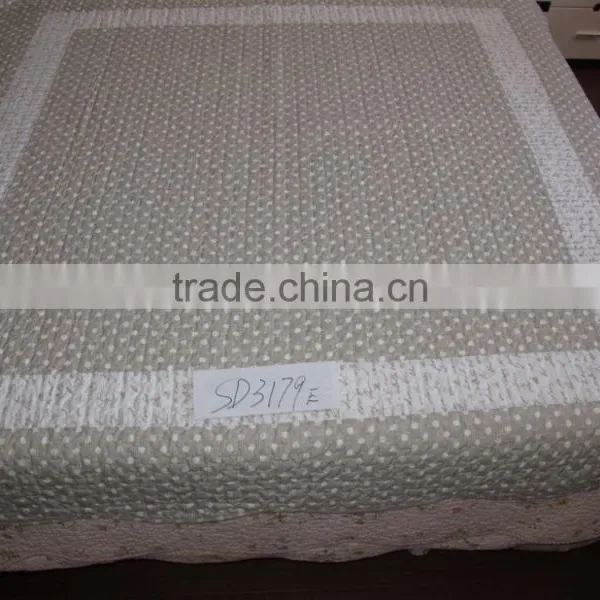 100%polyester Quilted Salon Bed Cover photo-4