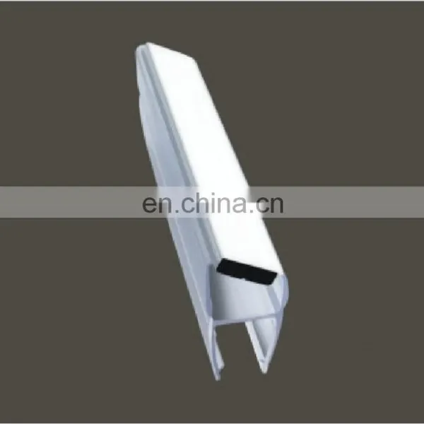 PVC Magnetic Shower Door Seal Strip for 180 Degree and 135 Degree Glass Doors