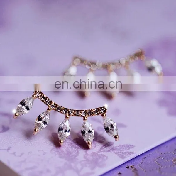 Fashion Ear Cuff Gold Zircon Ear Clip photo-5