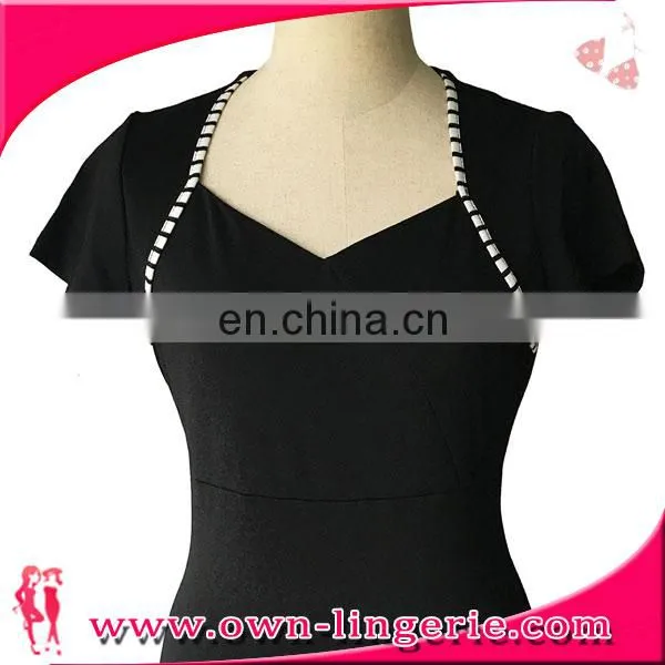 Female Clothing Factory Ladies Knee Lenght Evening Party Wear Elegant Bodycon Dresses for Women photo-3