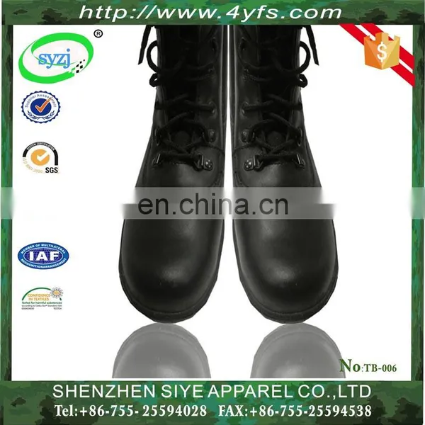 Leather Black Army Boots/Military Combat Boots for Army