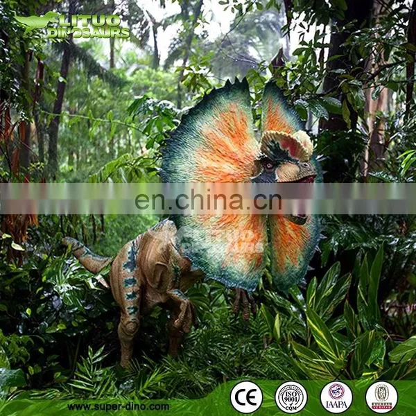 Silicone Rubber Simulation Realistic Animatronic Dinosaur photo-3