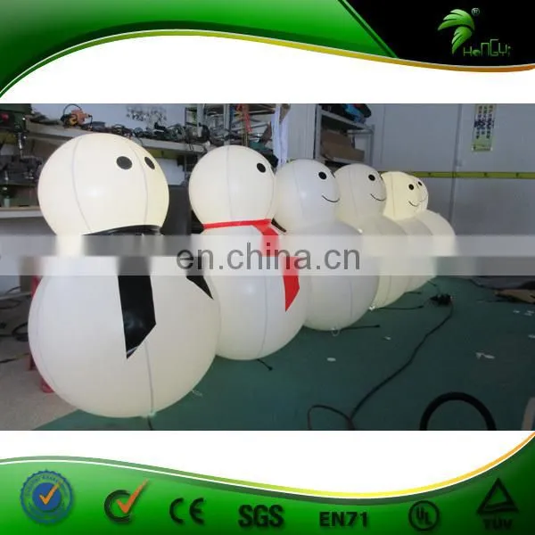 Advertising Inflatable Air Blown Products / Super Quality Inflatable Christmas Snowman With Led Lighting For Decoration photo-5