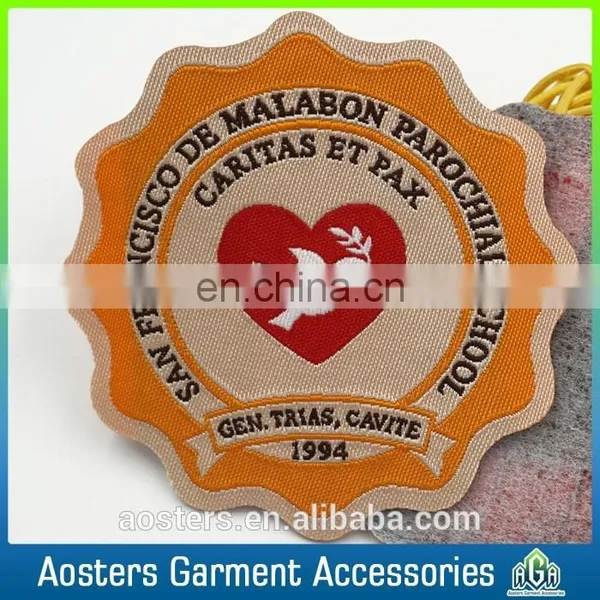 Custom Design Maker Sew on Woven Patches for Clothes photo-3