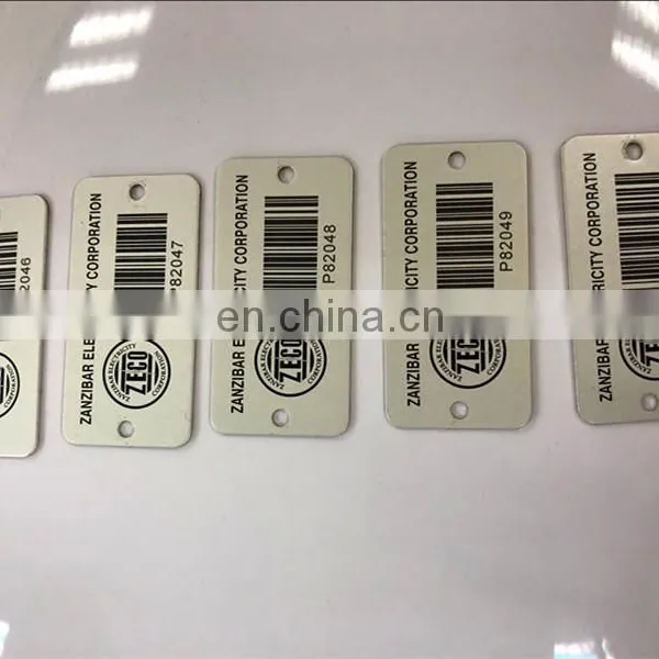 High Quality Outdoor Metal Barcode Tag photo-2