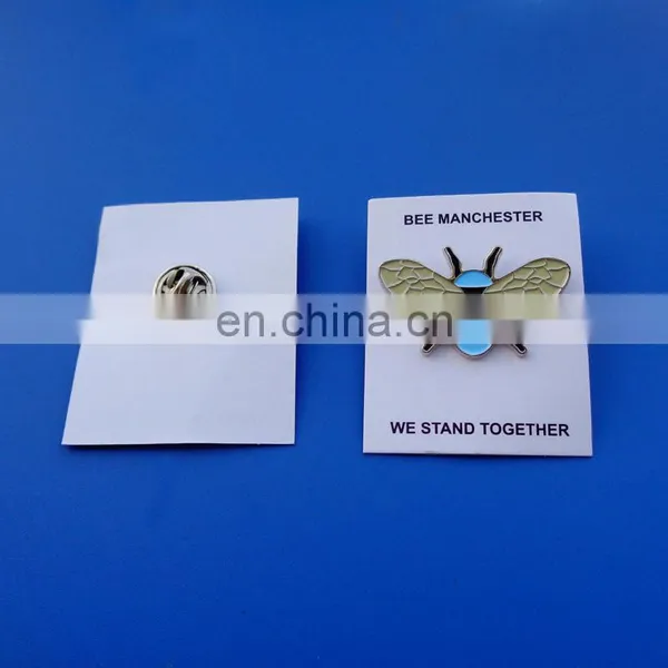 Colorful Bee Design Enamel Filling Metal Lapel Pin photo-5