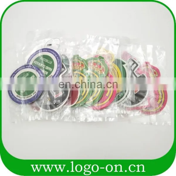 2017 Promotional Logo Printed Customized Scent Paper Air Freshener photo-3