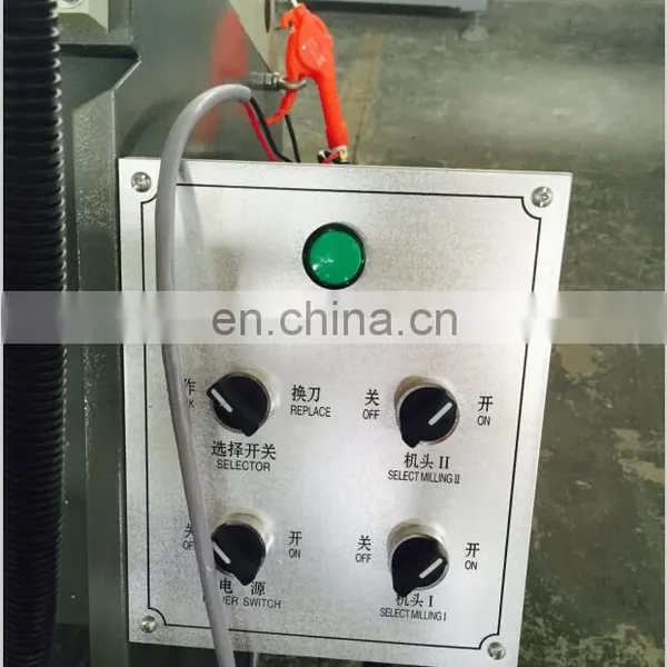 UPVC Window Making Automatic CNC Water Slot Milling Machine photo-3