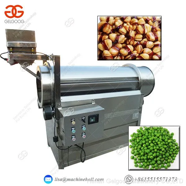 Roller Drum Potato Chips Seasoning Machine Stainless Steel Single Roller Seasoning Machine photo-5