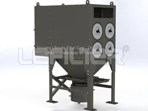 Bag type stainless steel portable dust collector