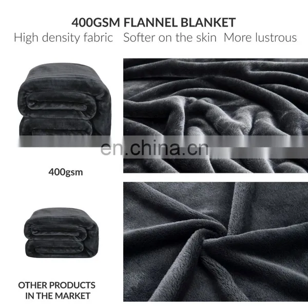 Hot Sale Cheap Heavy Comfy Ultra-plush Fluffy Milestone Flannel Fleece Blanket In Bulk photo-3