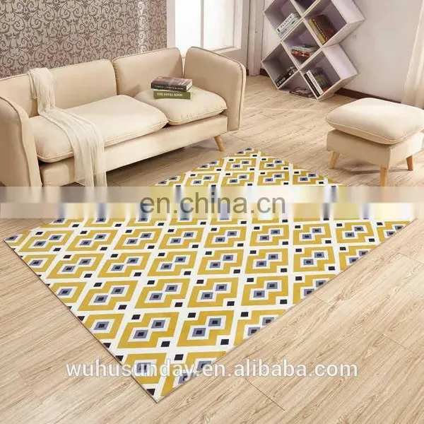PRINTED SHORT PLUSH MAT - 3598 COMTEMPERORY MODERN DESIGN photo-3