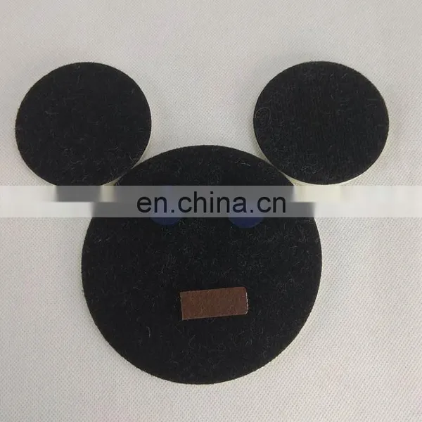 3-7 Inch Flocking Wool Felt Polishing Wheel High Density Self Adhesive Glass Polishing Pad Felt Wheel Grinding Disc photo-6