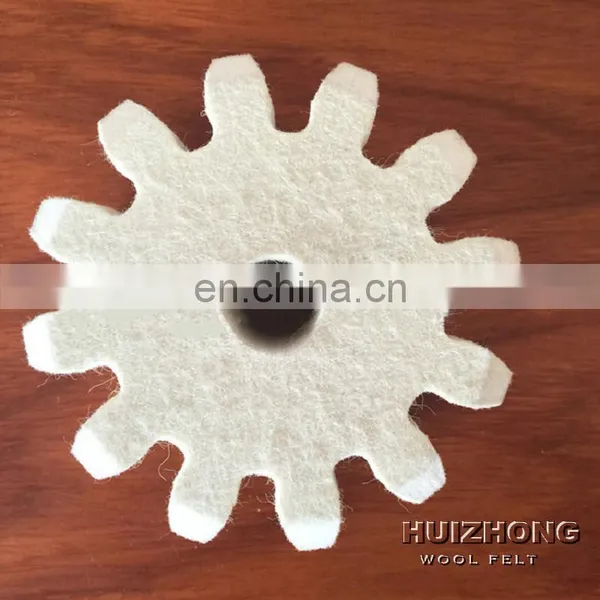 High Quality Customized M2 M3 Industrial Wool Felt Wheel Gear photo-5