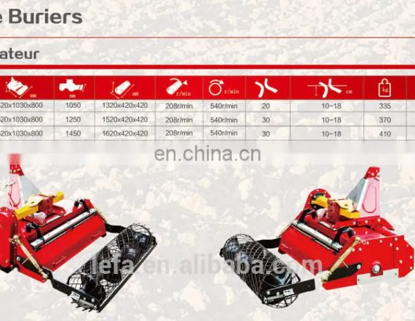 CE Broyeur Minitractor Stone Burier for Sale photo-3