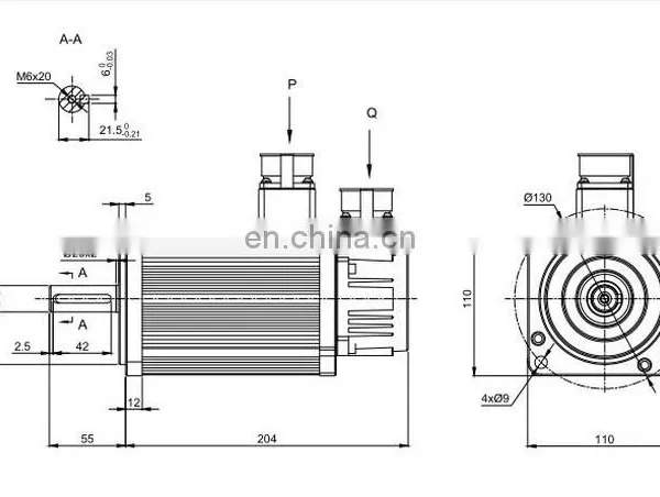 China Motor 220v 110mm 1.5Kw 15Nm 4000rpm Servo Motor With 3m Cable and Driver Cnc Servo Motor Kit photo-5