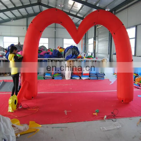 Top Quality Inflatable Red Heart Shape Wedding Arch/Inflatable Entrance Archway For Sale photo-5
