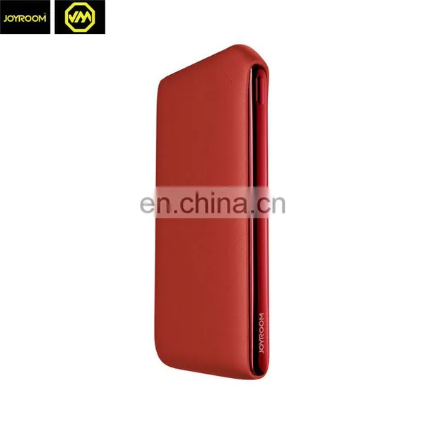 Wholesale Luggage Series 10000mah Joyroom Power Bank Polymer Slim Mobile Rohs Qc2.0 Power Bank Cable photo-5