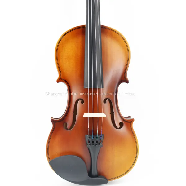 Nice Flame Maple professional  hand made oil Brown violins with case rosin and bow  4/4 advanced Antique violin string instruments  The panel, back and side panels with radian are bonded together