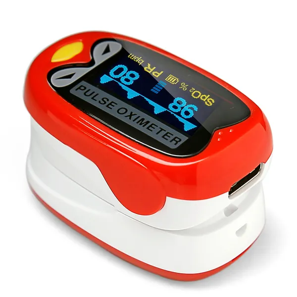 2021 New Design Factory Price Children Fingertip Pulse Oximeter Rechargeable Finger Pulse Oximeter TFT Screen Display Oximeter Devices photo-2