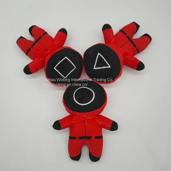 Hot Sell Korea TV Customization Plush Cosplay Squid Game 23cm Printed Doll Toys