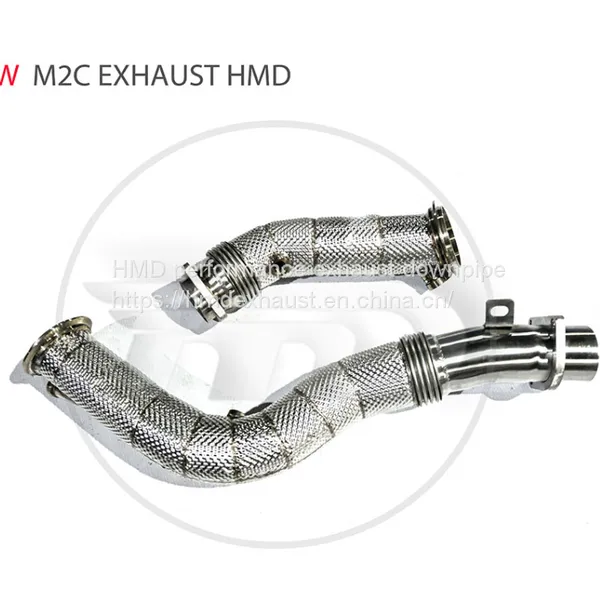 HMD Exhaust Manifold Downpipe for BMW M2C Car Accessories With Catalytic Header Without Cat Whatsapp008613189999301 photo-2
