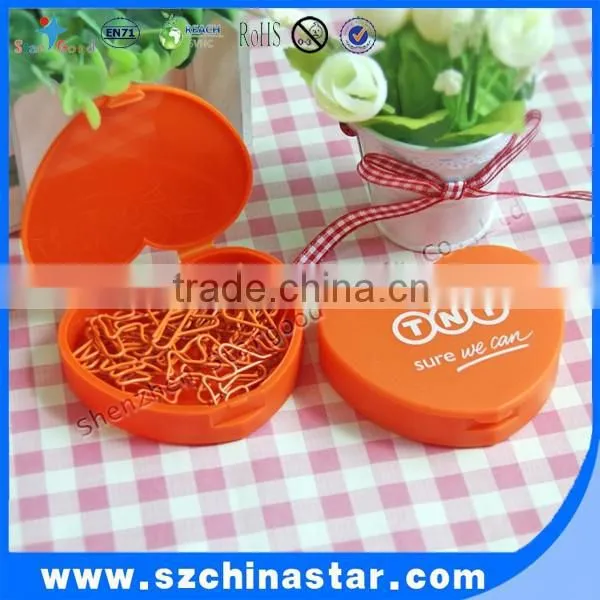 Professional Factory Manufacturer Shape Paper Clip Orange Color photo-4