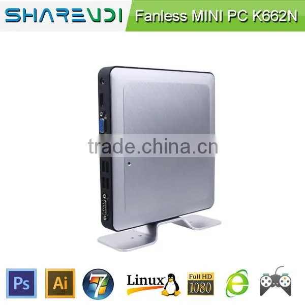 Fanless Mini pc Ethernet Cheap Mini Nettop pc Computer J1900 photo-6