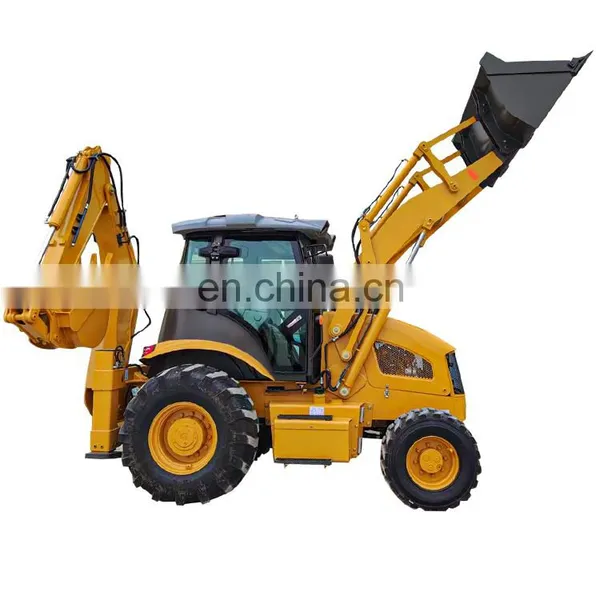 Good Performance Multifunction All Terrain 388 4x4 Backhoe Excavator Loader, Powerful Loader Backhoe photo-2