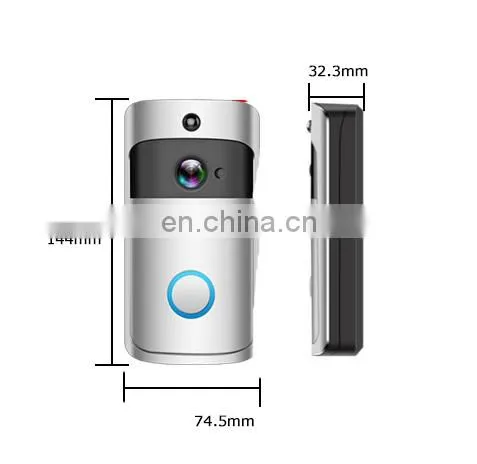 2021 Wireless Bell Wifi Video Camera Phone Ring Smart Door Bell Monitoring Video Wireless Doorbell photo-4