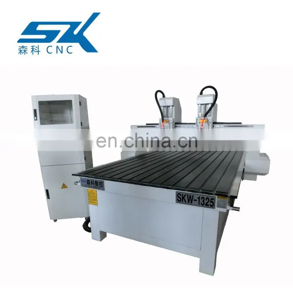 Multi Heads Cnc Router Machine SKW 1300*2500mm for Wood Acrylic Metal photo-4