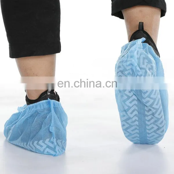 Wholesale 17x41CM Disposable Water Resistant Anti-skid Thick Durable Non-wowen Shoe Covers photo-5