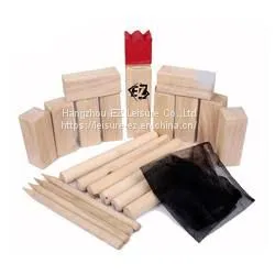 Classic Viking Lawn Wooden Kubb Premium Yard Game Set photo-3