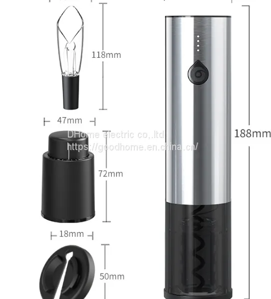 New Upgraded Wine Electric Bottle Opener Charging Single Button Electric Wine Bottle Opener Cross-border Sales（Wechat:13510231336） photo-2