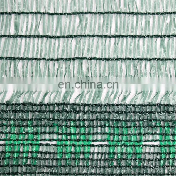 100% New HDPE Greenhouse Shade Mesh Netting Wrap Knitted Roll Green Color Shade Net photo-4