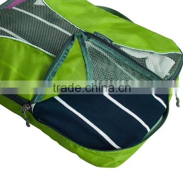 High Quality Unisex 5 Piece Packing Cubes for Travel,cheap Wholesale Green Polyester Travel Packing Cubes photo-5