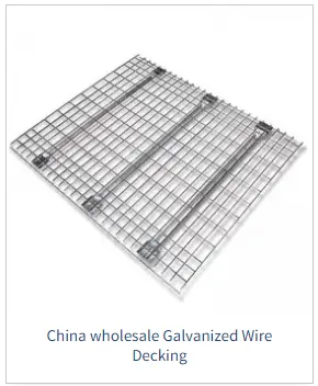 Factory Manufacture Step Style Wire Deck-Inverted Channel for Warehouse Storage